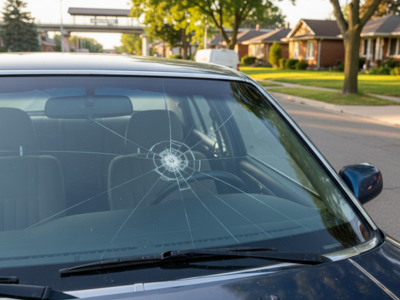 Windshield Chip Repair in Malton
