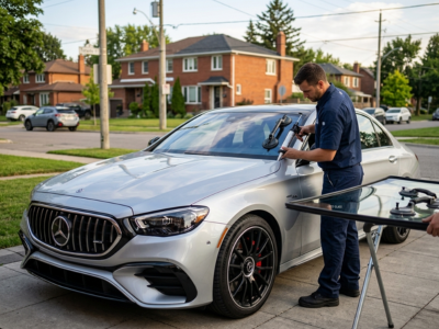 Mercedes windshield replacement in Toronto