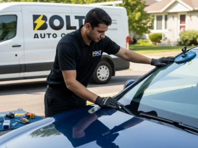 Mobile auto glass repair service in Mississauga
