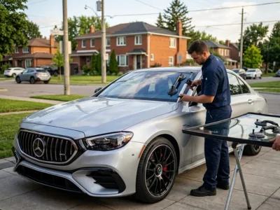 Mercedes windshield replacement in Toronto