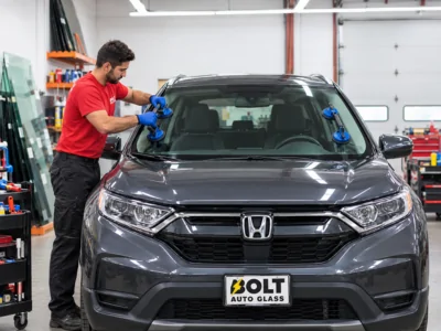 Honda windshield replacement in Toronto by Bolt Auto Glass